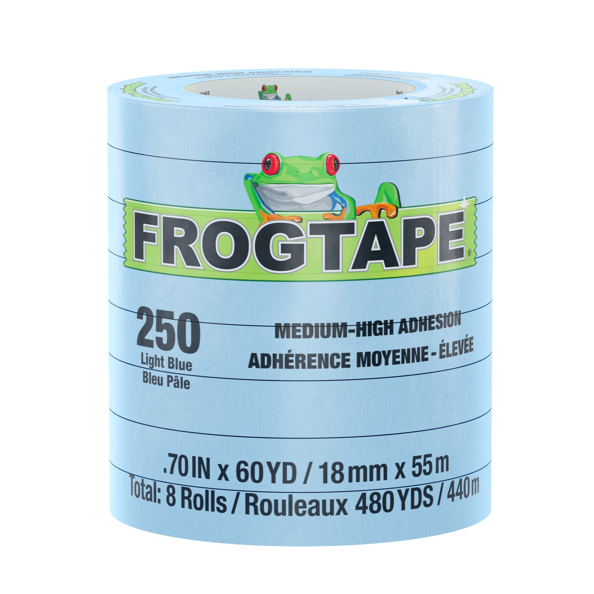 FrogTape CP 250 Medium-High Adhesion Masking Tape - 18MM x 55M x 12-... [105770]