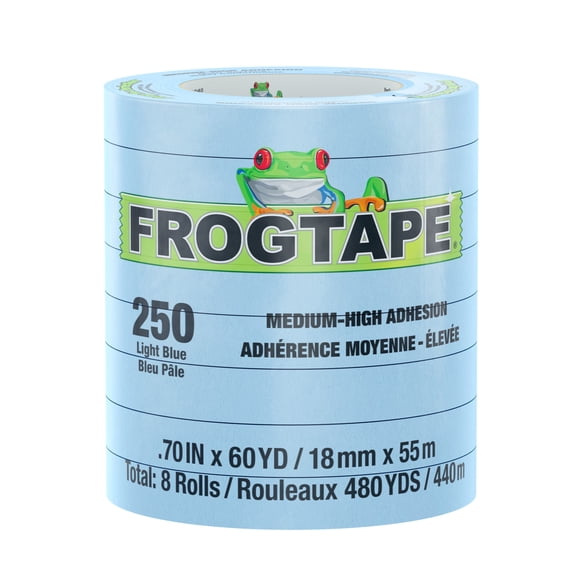 FrogTape CP 250 Medium-High Adhesion Masking Tape - 18MM x 55M x 12-... [105770]