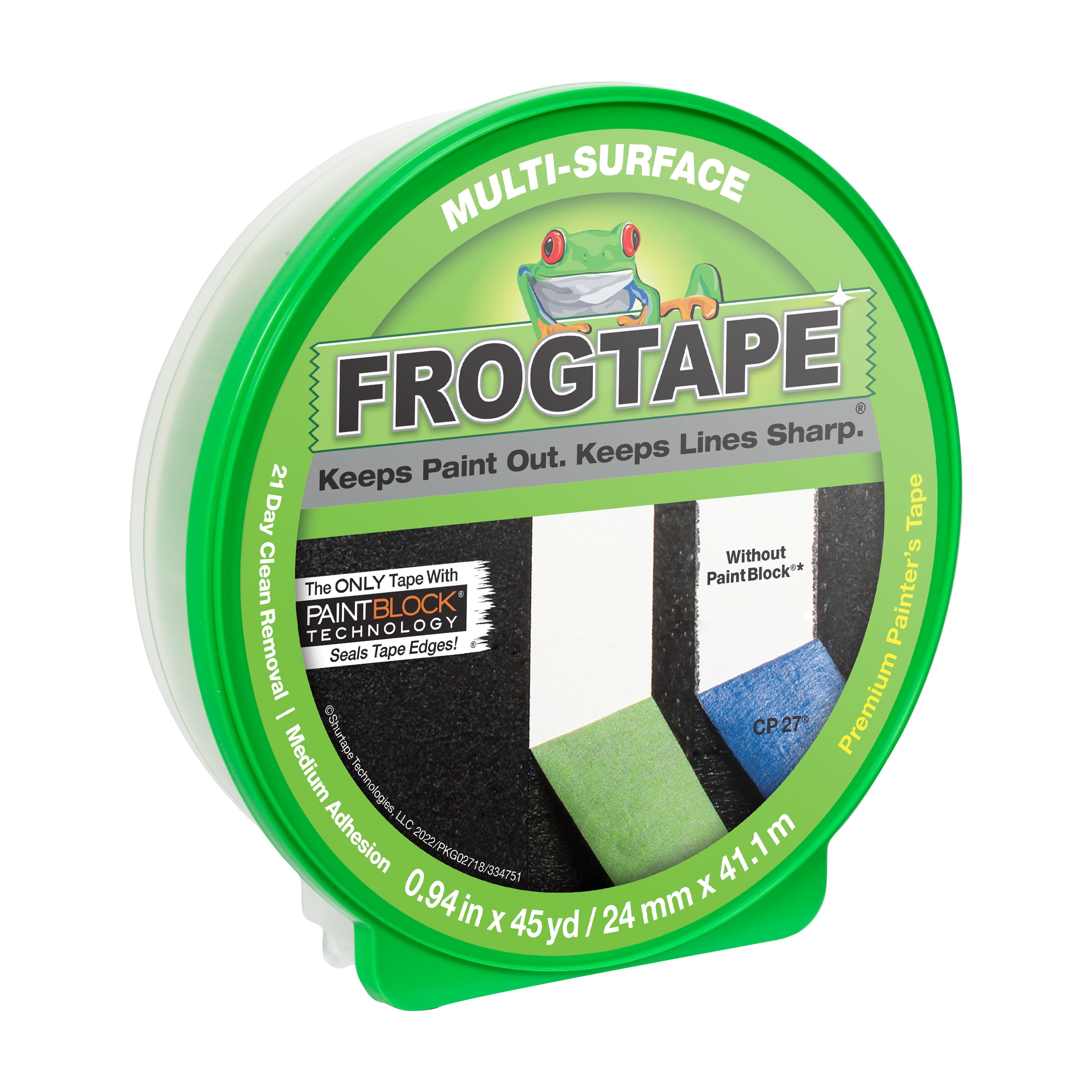 FrogTape MultiSurface Masking Tape, 60 Yd.