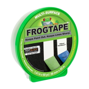 FrogTape Multi-Surface Painter's Tape - Green, 1.41 in. x 60 yd.
