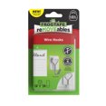 thumbnail image 1 of FrogTape reMOVEables Small White Wire Hooks, 14 Hooks and 24 Adhesive Strips, 1 of 12