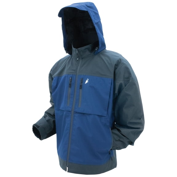 Frogg Toggs Anura HD Waterproof Rain Jacket, Dust Blue/Carbon, Size Large
