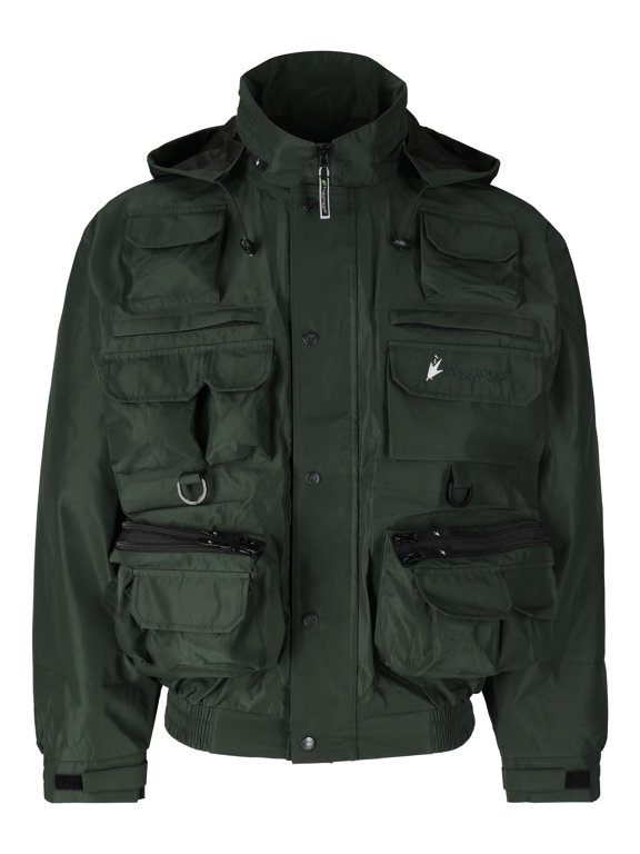 Cascades Sportsmans Pack Waterproof Jacket for Men, Forest Green, Size XL