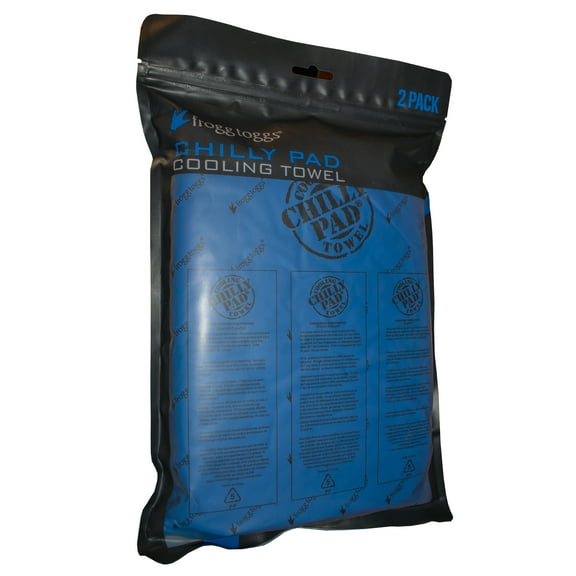 Frogg Toggs Chilly Pad | Blue | 2-Pack Flat Pack