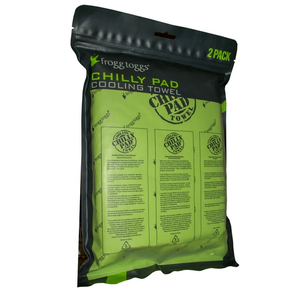 Frogg Toggs Chilly Pad | Lime Green | 2-Pack Flat Pack