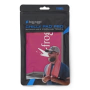 Frogg Toggs Chilly Pad PRO Microfiber Towels, Cooling Comfort Face Towels, Pink, 33" x 10.5"