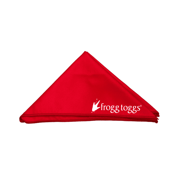 Frogg Toggs Chilly Pro Cooling Head Bandana for Women and Men with UPF 50 UV Protection, Red,