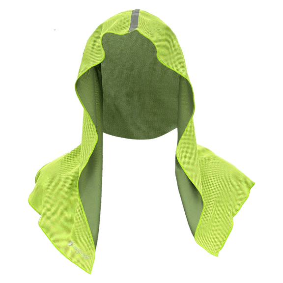 Frogg Toggs Chilly Pro Cooling Hoodie, Lightweight Hoodies for Men and Women with Cooling Nape, UPF 50 UV Protection, High Vis Lime Green