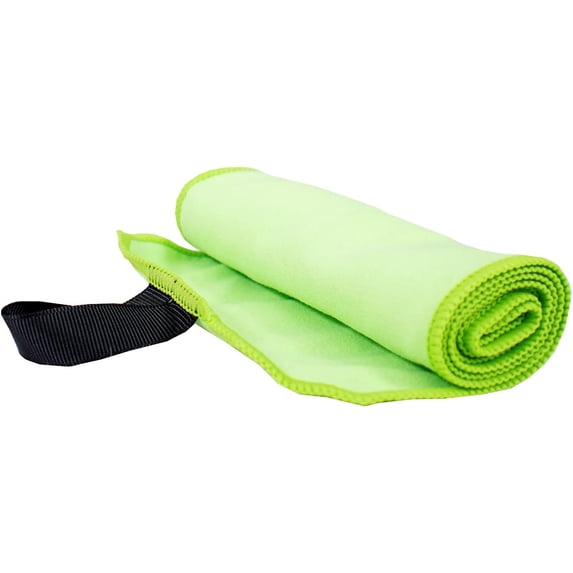 FROGG TOGGS Chilly Pad Pro Sport Microfiber Instant Cooling Towel, Machine Washable, Reusable 31"x6" Hi-vis Green