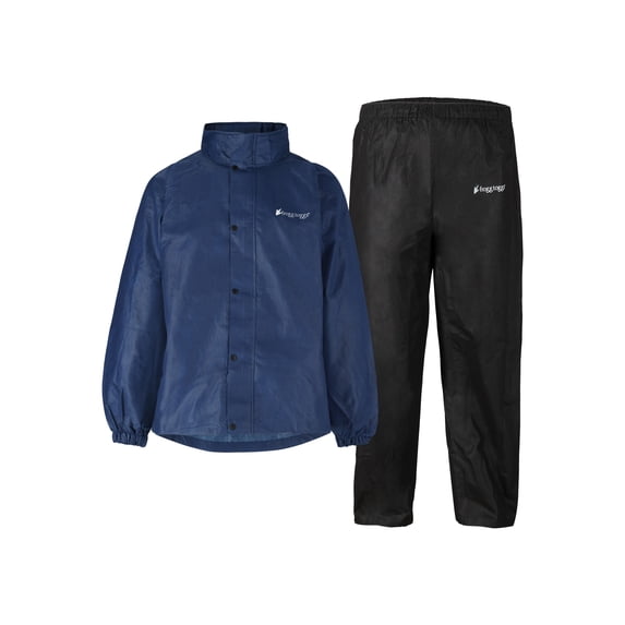 Frogg Toggs Classic 2-Piece All-Sport Rain Suit, Waterproof Rain Gear for Men, Royal Blue, Large