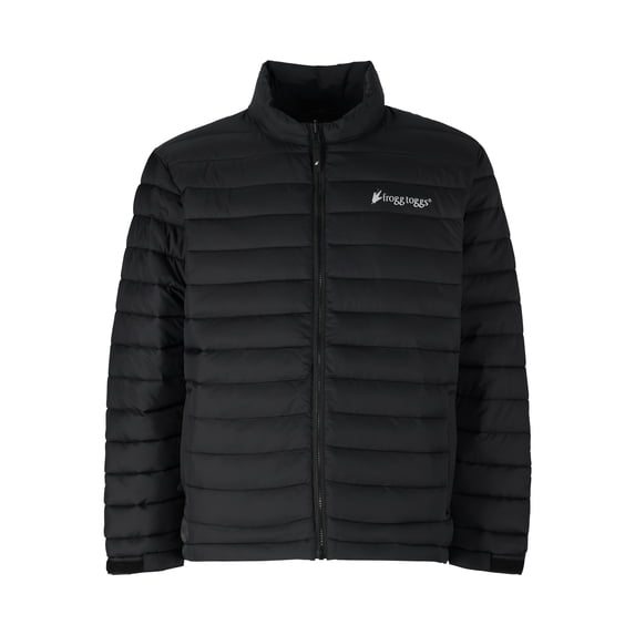 Frogg Toggs Co-Pilot Insulated Puffer Jacket, Water-Repellent Jacket for Men, Black, Extra Large