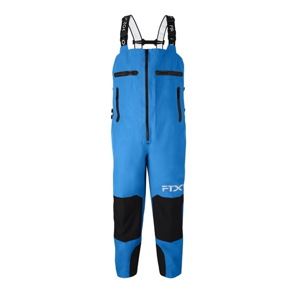 Frogg Toggs Men's FTX Elite Rain Bibs, Waterproof Pants Waders for Men, Blue, Large