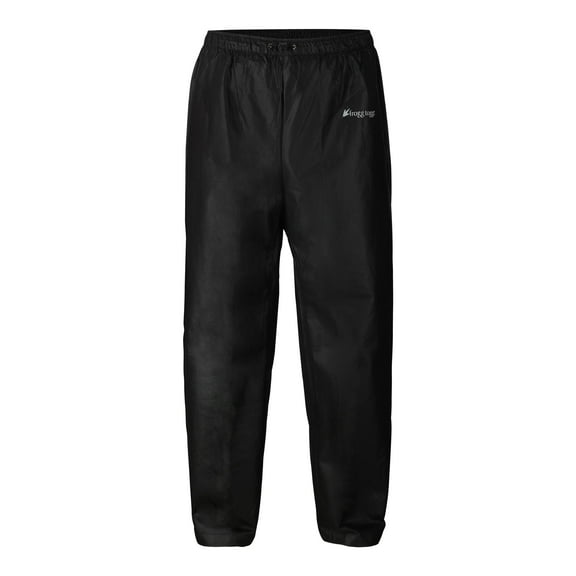 Frogg Toggs Men's Pro Action Rain Pants Black Large 34-38X33