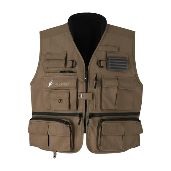 Frogg Toggs Hellbender Toadskinz Pack Fly Fishing Vest Stone Large