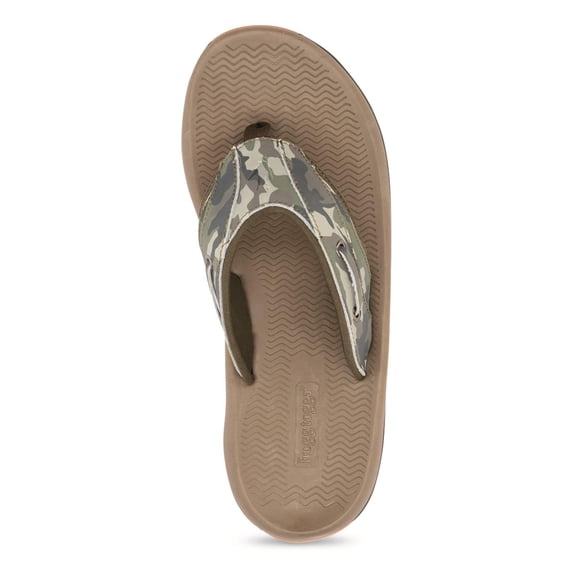 frogg toggs Men's Boardwalk Sandals Woodland 12D (Medium)