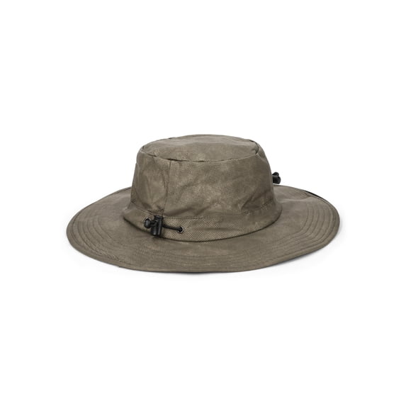 Frogg Toggs Men’s Boonie Sun Hat, Breathable and Waterproof Bucket Hat with Adjustable Shock Cord, Stone