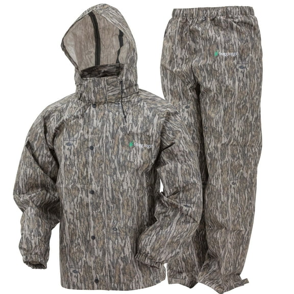 Frogg Toggs Classic All-Sport Rain Suit, Mossy Oak Bottomland (Men's)
