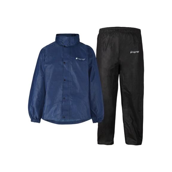 Frogg Toggs Classic 2-Piece All-Sport Rain Suit, Waterproof Rain Gear for Men, Royal Blue, 2x