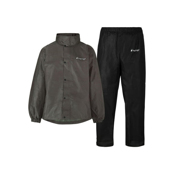 Frogg Toggs Classic All-Sport Rain Suit, Stone and Black (Men's)