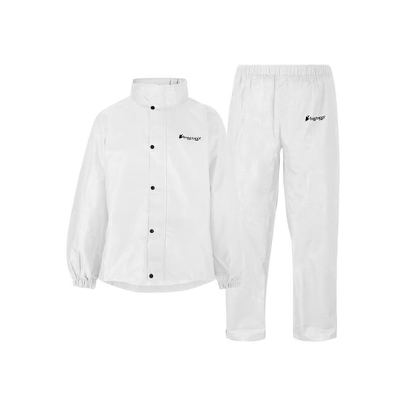 Frogg Toggs Classic All-Sport Rain Suit, White (Men's)