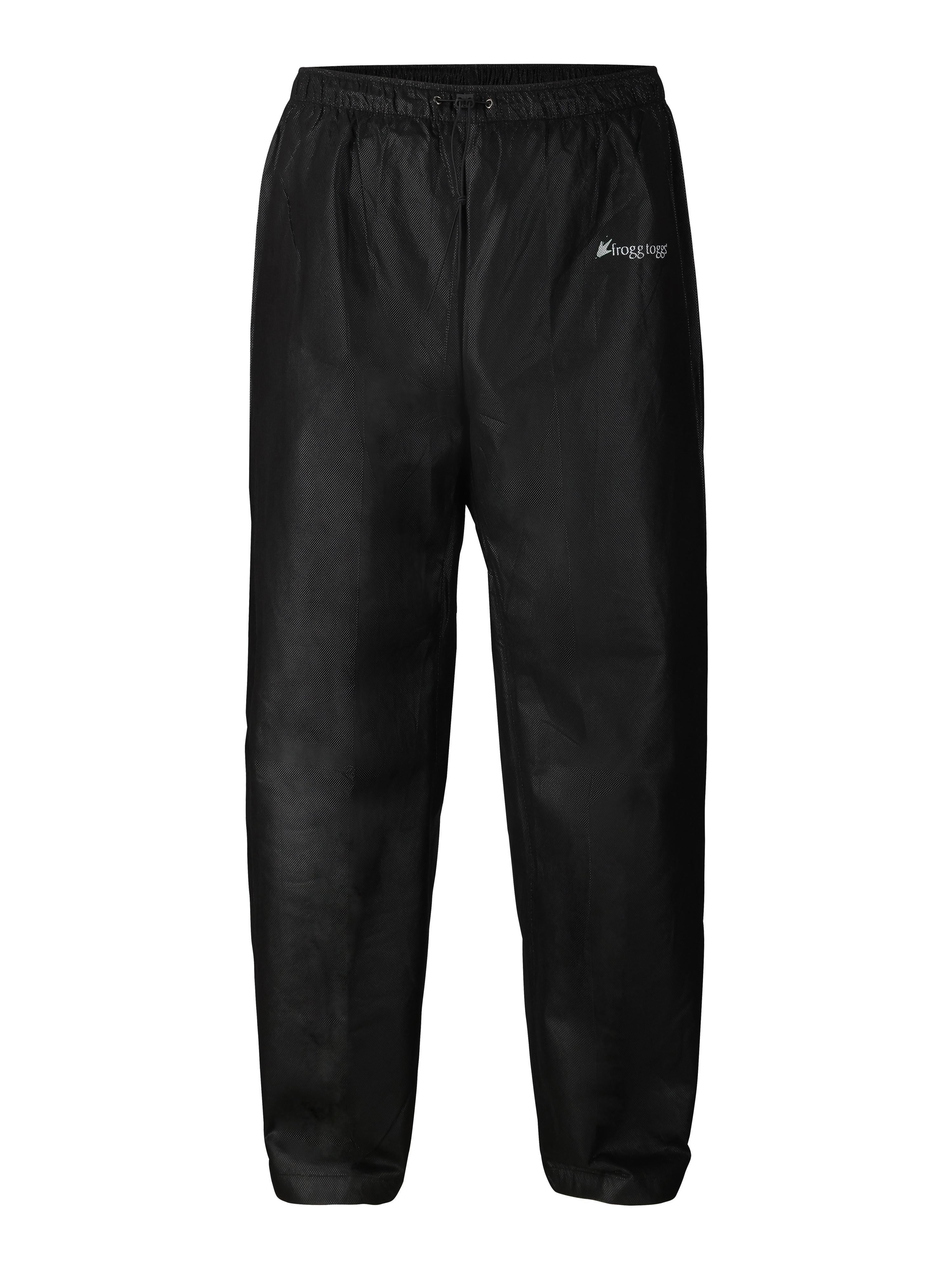 Frogg Toggs Men's Classic Pro Action Rain Pant - Size 2X, Color: Black