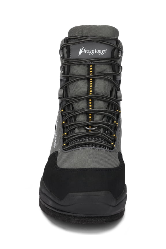 Deep Current Felt Wading Boots for Men with Heavy-Duty Outsole, Dark Graphite, Size 10