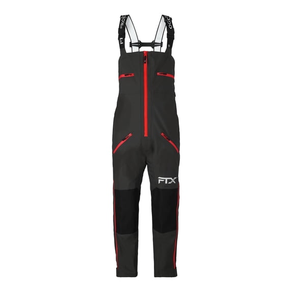 Frogg Toggs Men's FTX Armor Waterproof Fishing Bibs with Reinforced Knees, Chest Waders Fit, Dark Graphite, Medium