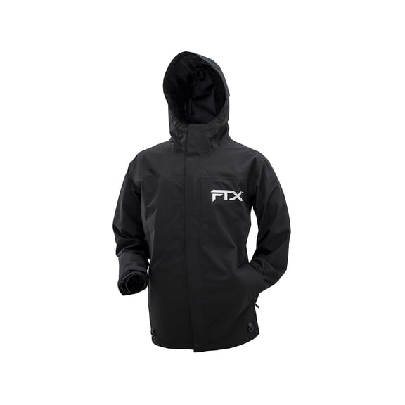Frogg Toggs FTX Armor Rain Jacket, Waterproof Jacket for Men with DriPore Gen2 Technology, Black, Large