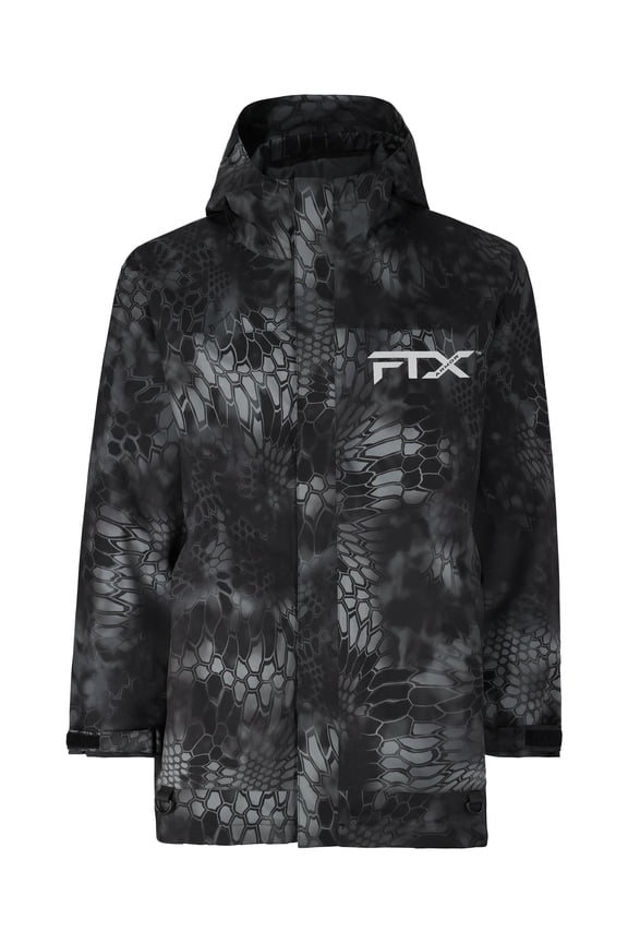 Men's FTX Armor Rain Jacket, Kryptek Typhon, Size LG