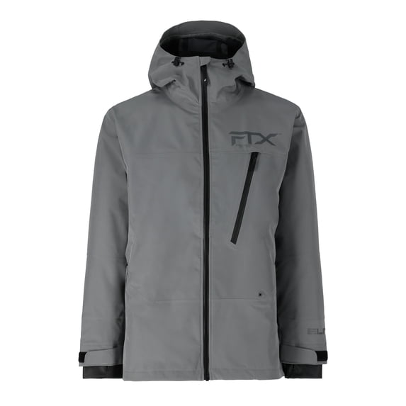 Frogg Toggs Men's FTX Elite Rain Gear Wading Jacket, Waterproof Rain Jacket with Hood, Gray, 2XL