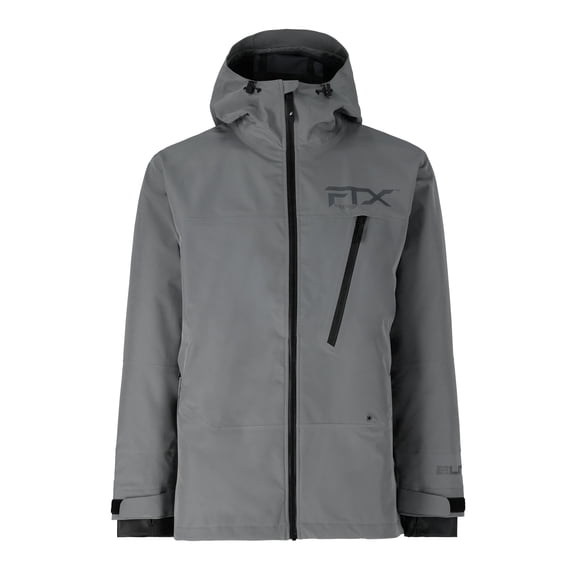 Frogg Toggs Men's FTX Elite Rain Gear Wading Jacket, Waterproof Rain Jacket with Hood, Gray, 2XL