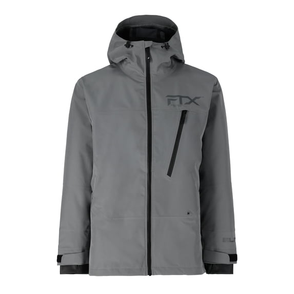 Frogg Toggs Men's FTX Elite Rain Gear Wading Jacket, Waterproof Rain Jacket with Hood, Gray, Large
