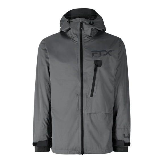 Frogg Toggs FTX Lite Rain Jacket for Men, Waterproof Rain Gear with 4-Way Stretch, Gray, 3XL