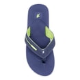 thumbnail image 1 of Frogg Toggs Flipped Out Sandals for Men, EVA Cushioned Flip Flops with Firm Grip Design, Blue, Size 11, 1 of 3