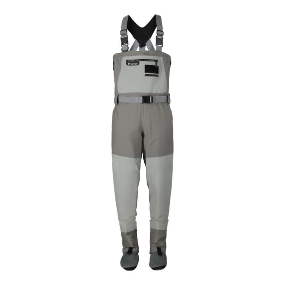 Frogg Toggs Fusion Stockingfoot Fishing Waders for Men, 4-Layer Nylon Chest Waders, Slate, 2XL