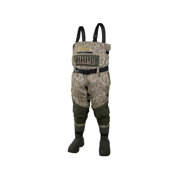 Frogg Toggs Men's Grand Refuge 3.0 1200 Gram Insulated Breathable Boot Foot Chest Waders Mossy Oak Bottomland Regular 13