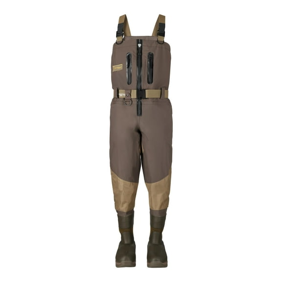 Frogg Toggs Men's Grand Refuge Un-insulated Zip-Front Wader | Brown | Size 10