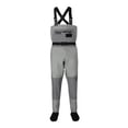 thumbnail image 1 of Frogg Toggs Hellbender PRO SF Chest Wader for Men with Stockingfoot Booties, Gray, Medium, 1 of 7