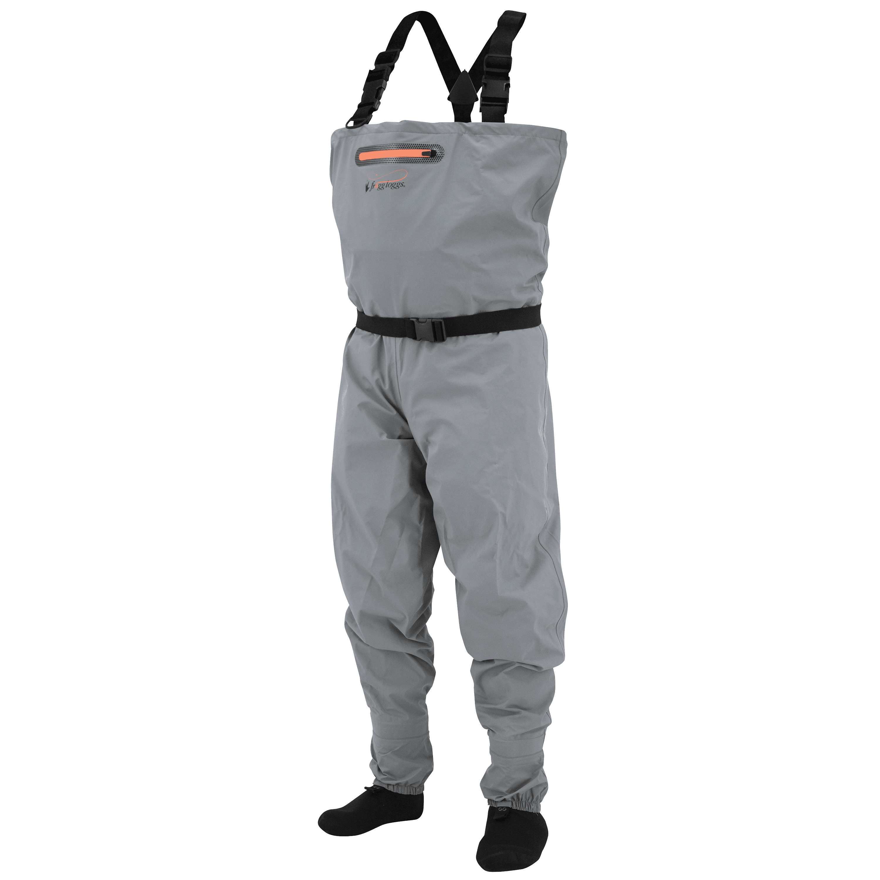 Medium Gray Nylon Stockingfoot Chest Waders