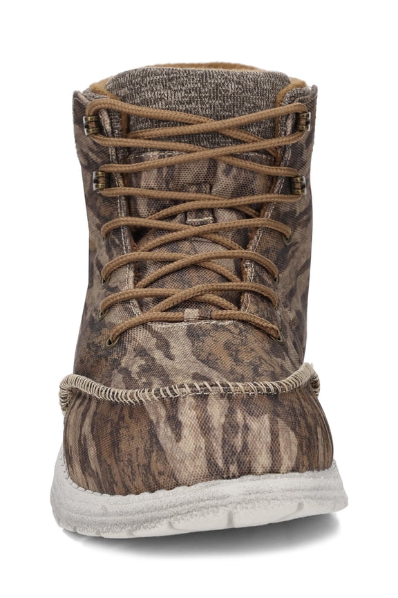 Java High Top Men’s Shoes, Lightweight High Top Shoe, Mossy Oak Bottomland, Size 10