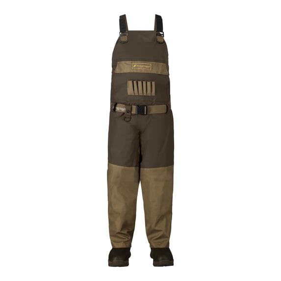 Frogg Toggs Men's LEGEND Series 2-in-1 Bootfoot Chest Waders with Thinsulate Waterproof Boots, Brown, Size 11