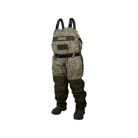 Frogg Toggs Men's Legend Series 2-N-1 1200 Gram Insulated Breathable Boot Foot Chest Waders Mossy Oak Bottomland 8