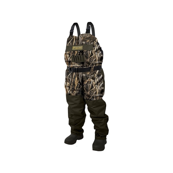 Frogg Toggs Men's LEGEND Series 2-in-1 Bootfoot Chest Waders with Thinsulate Waterproof Boots, Realtree Max-7, Size 11