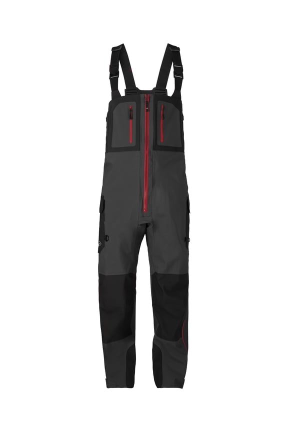 Men's Waterproof Pilot Guide Bibs Black/Charcoal XL