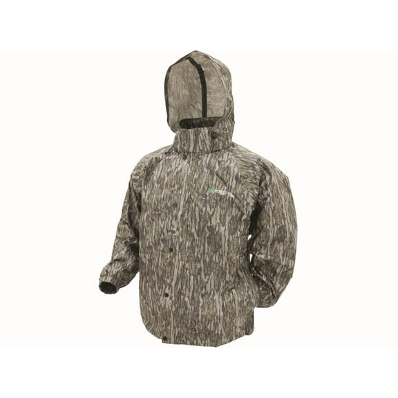 Frogg Toggs Men's Pro Action Rain Jacket Mossy Oak Bottomland 3XL