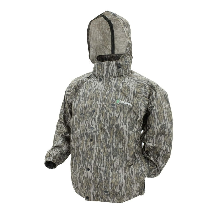 Frogg Toggs Men s Pro Action Jacket Mossy Oak Bottomland Size SM Walmart