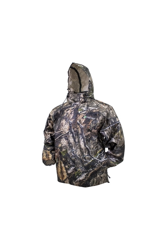 Men's Pro Action Rain Jacket Mossy Oak Country DNA Large