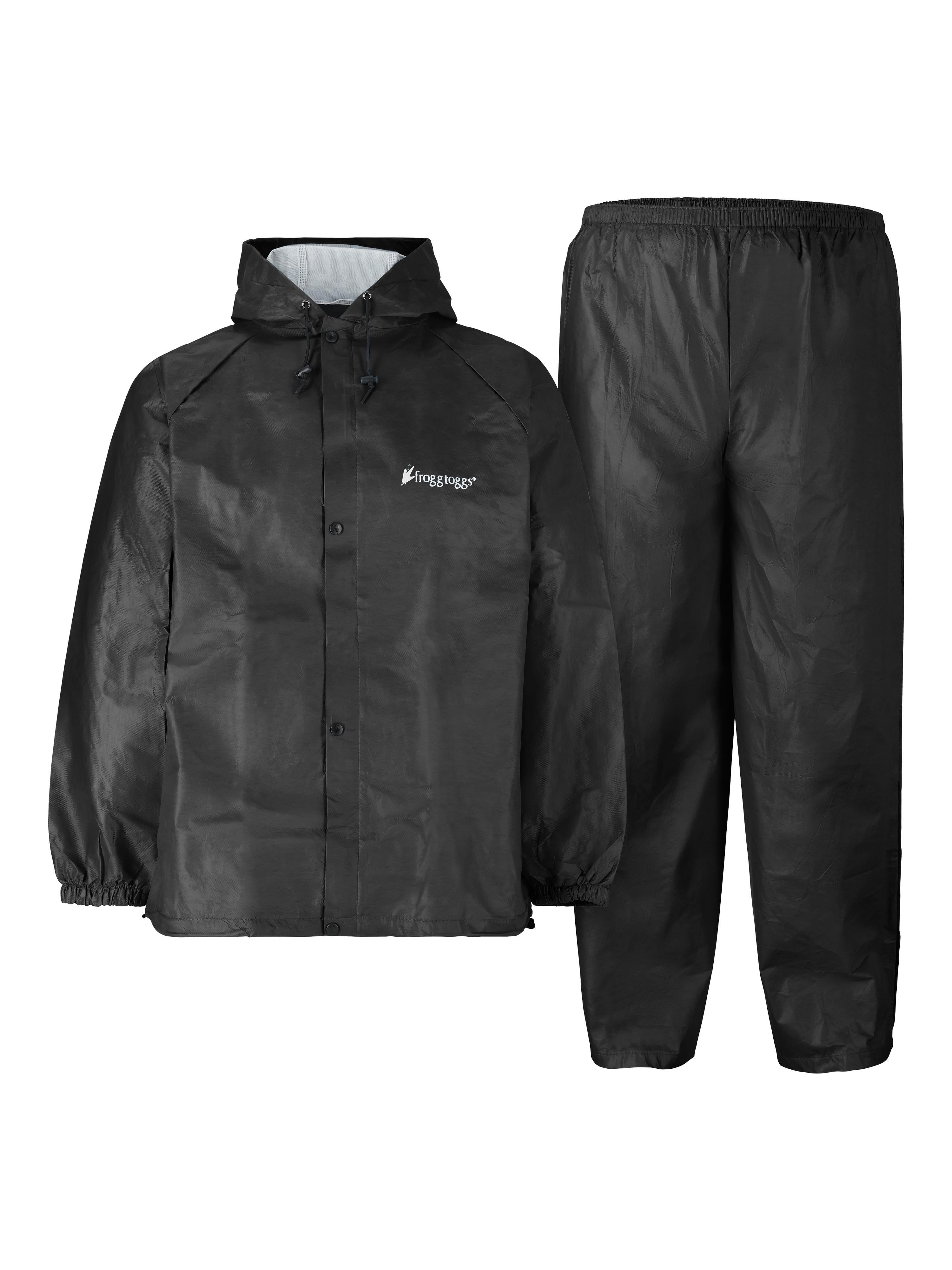 Frogg Toggs Men's Road Toad Reflective Waterproof Rain Jacket - Motorcycle & Outdoor Rainwear