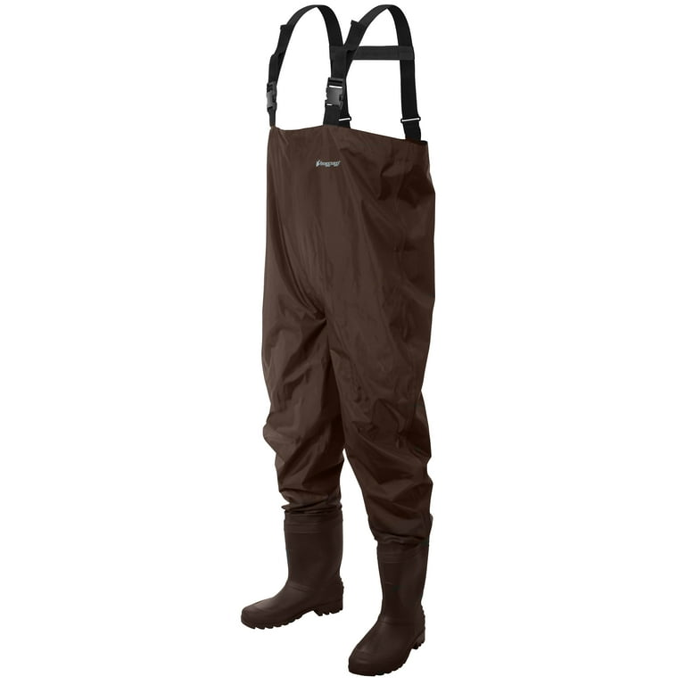 Frogg Toggs Men's Rana PVC Lug Chest Wader - Brown - 12