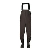Frogg Toggs Men’s Rana PVC Lug Chest Waders for Fishing with 2mm Non-Insulated PVC Boot, Brown, Size 9